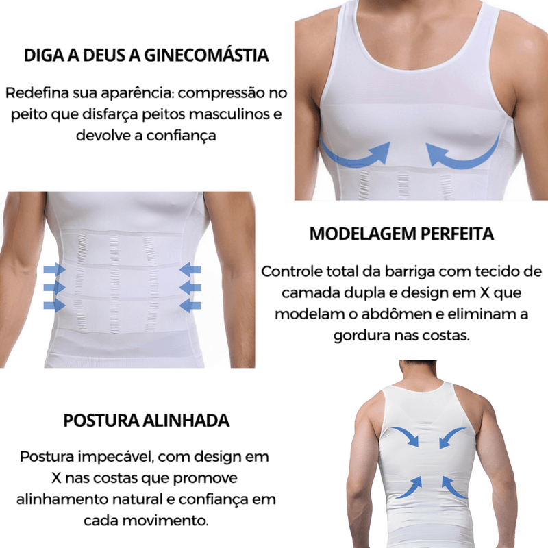 Camiseta Masculina de Compressão 