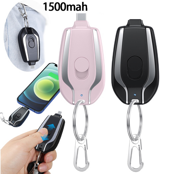 Carregador Chaveiro para iPhone e Android