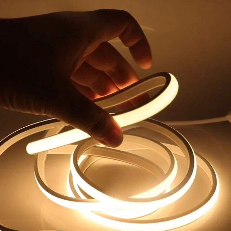 Fita de LED à Prova D'Água com Ajuste de Brilho da Luz (Dimmer)