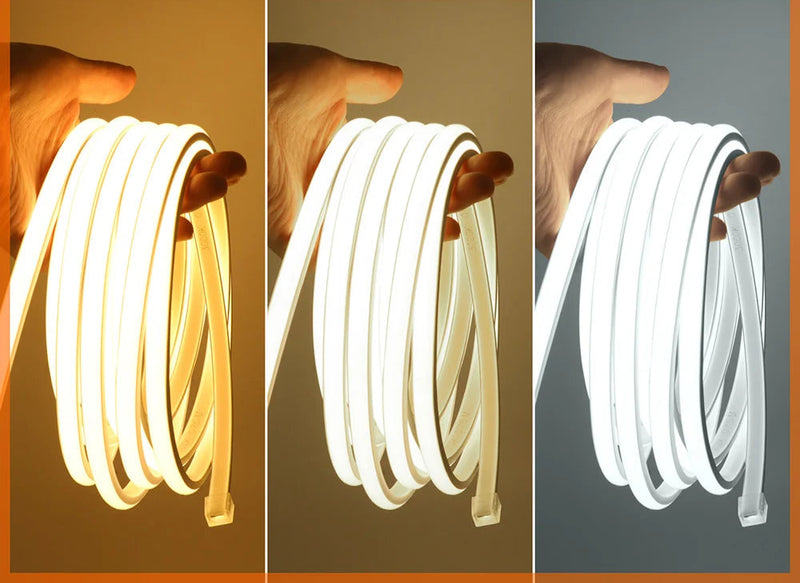 Fita de LED à Prova D'Água com Ajuste de Brilho da Luz (Dimmer)