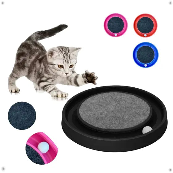 Arranhador de Gato Redondo com Bolinha